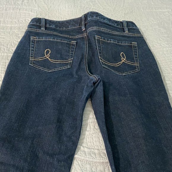 Ann Taylor LOFT Original Boot Dark Wash Womens Jeans 10 (B) - Picture 8 of 11
